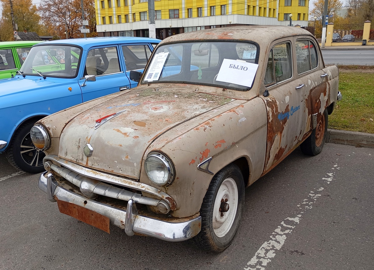 Тверская область, № (69) Б/Н 0028 — Москвич-407 '58-63; Тверская область — Закрытие сезона 2025 Тверского ретро-клуба