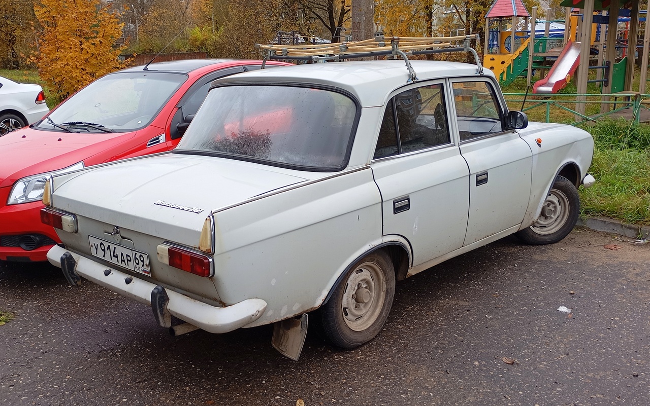 Тверская область, № У 914 АР 69 — Москвич-412ИЭ-028 (Иж) '82-01