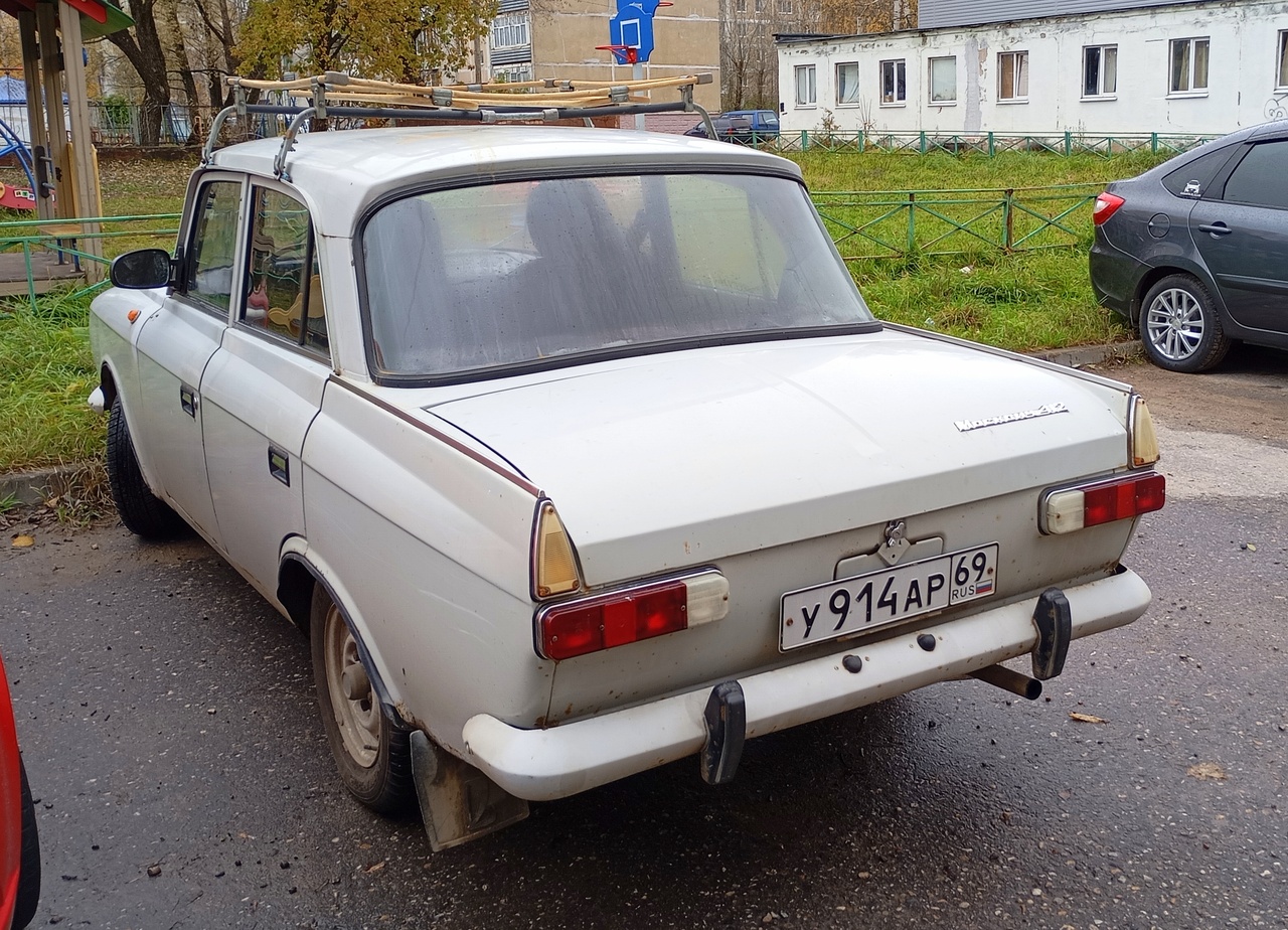 Тверская область, № У 914 АР 69 — Москвич-412ИЭ-028 (Иж) '82-01