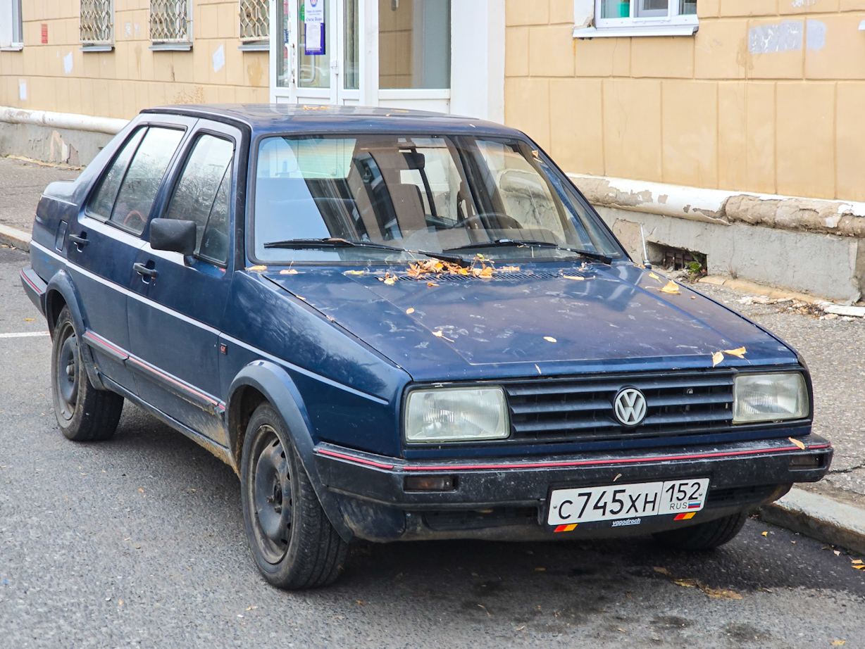 Татарстан, № С 745 ХН 152 — Volkswagen Jetta Mk2 (Typ 16) '84-92