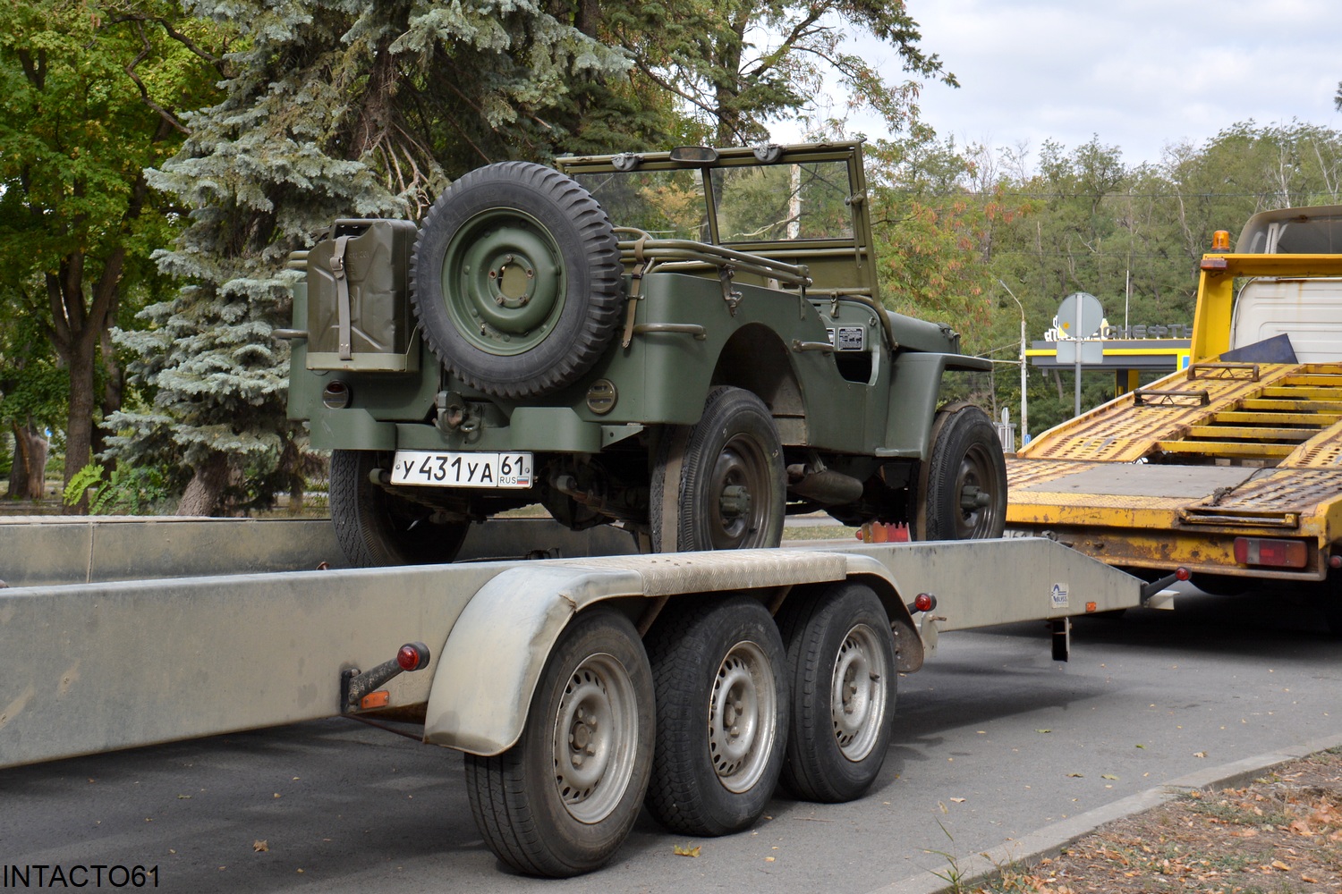 Ростовская область, № У 431 УА 61 — Willys MB '41-45; Ростовская область — Автопробег "Донретро" 2025