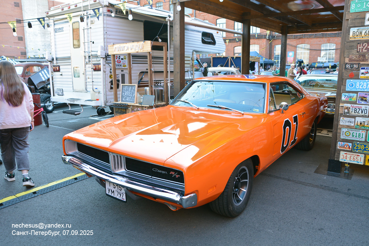 Москва, № Т 515 УМ 797 — Dodge Charger (2G) '68-70; Санкт-Петербург — Ежегодная выставка классических и кастомных автомобилей и мотоциклов "Original Meet"