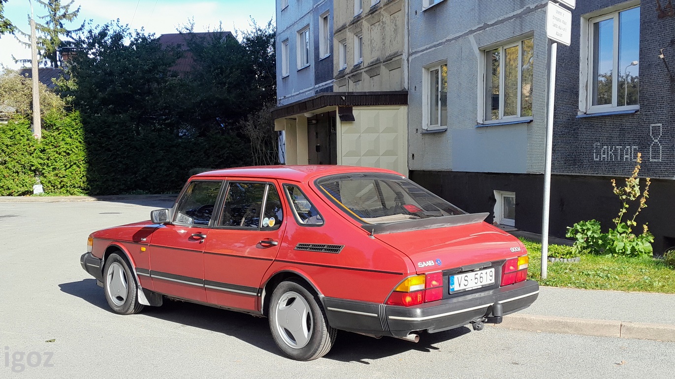 Латвия, № VS-5619 — Saab 900 '78-93