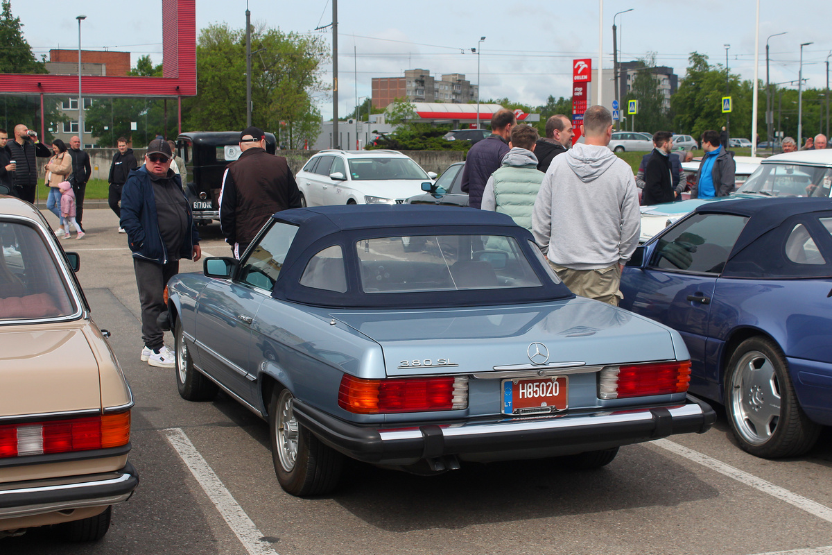 Литва, № H85020 — Mercedes-Benz (R107/C107) '71-89; Литва — Classic Auto Show Kaunas 2025