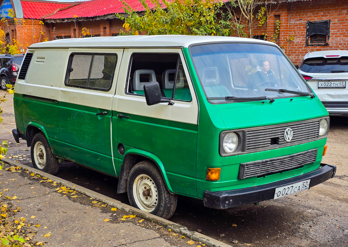 Татарстан, № О 027 СА 52 — Volkswagen (T3) Kastenwagen '79-92