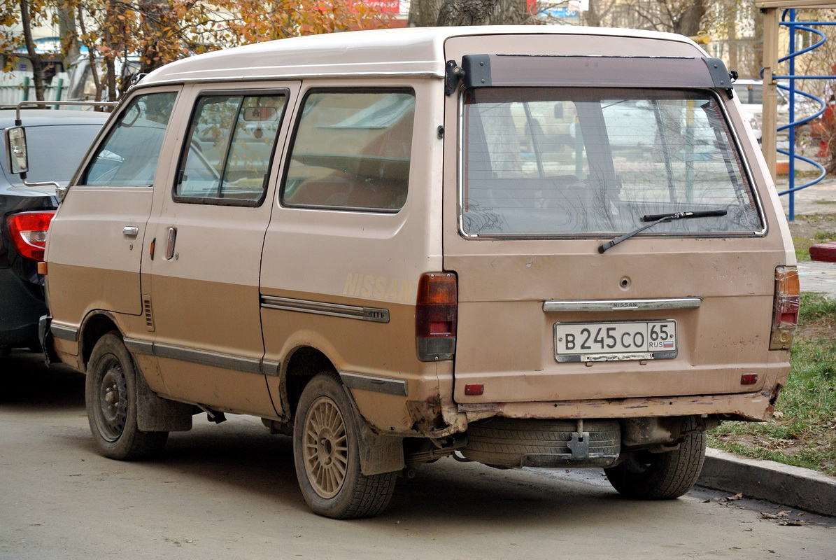 Сахалинская область, № В 245 СО 65 — Nissan Vanette (C120) '78–88