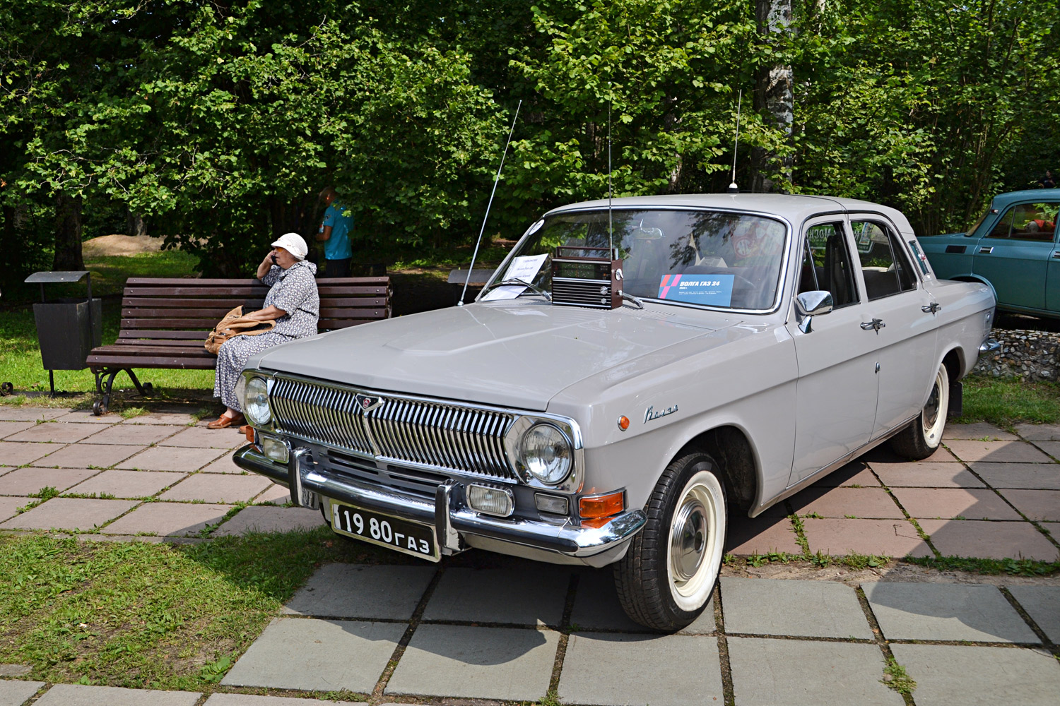 Москва, № Т 389 ОН 799 — ГАЗ-24 Волга '68-86; Калужская область — Автомобильный фестиваль "Парковый"