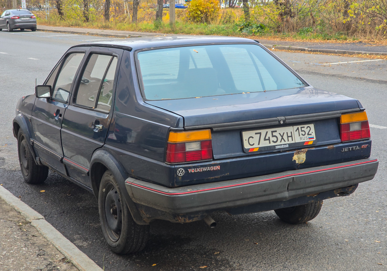 Татарстан, № С 745 ХН 152 — Volkswagen Jetta Mk2 (Typ 16) '84-92