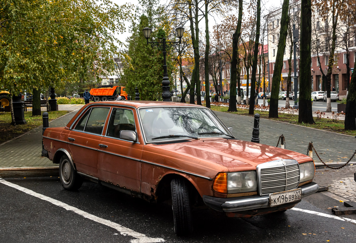 Башкортостан, № К 196 ВВ 02 — Mercedes-Benz (W123) '76-86