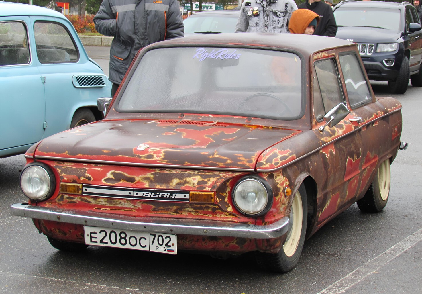 Башкортостан, № Е 208 ОС 702 — ЗАЗ-968М Запорожец '79-94