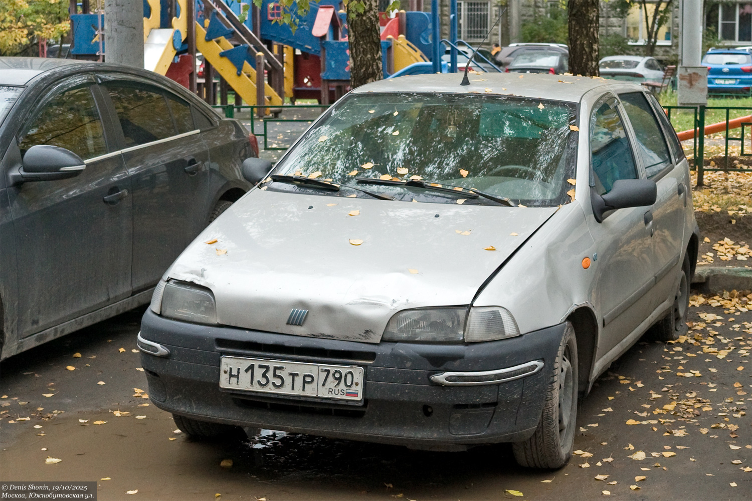 Московская область, № Н 135 ТР 790 — FIAT Punto (176) '93-00