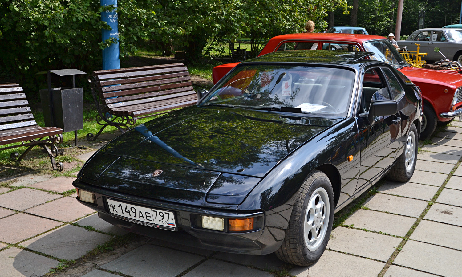 Москва, № К 149 АЕ 797 — Porsche 924 '76-88; Калужская область — Автомобильный фестиваль "Парковый"