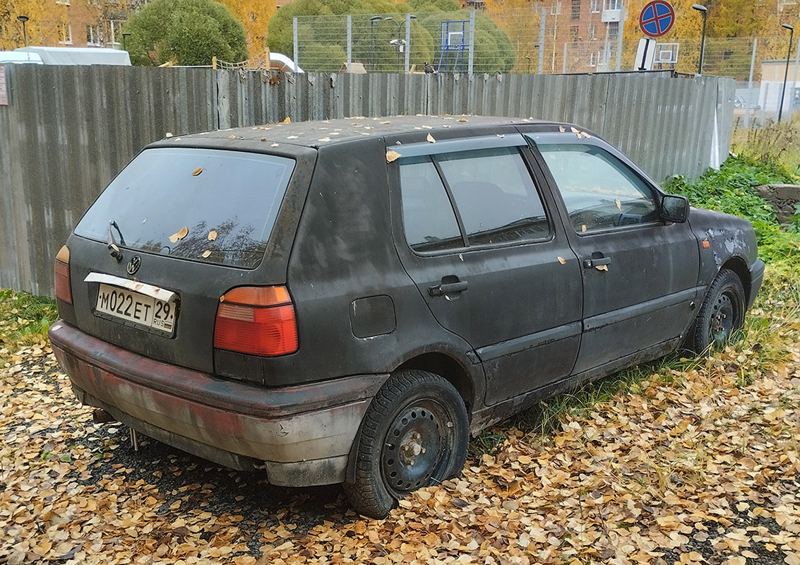 Архангельская область, № М 022 ЕТ 29 — Volkswagen Golf III '91-98