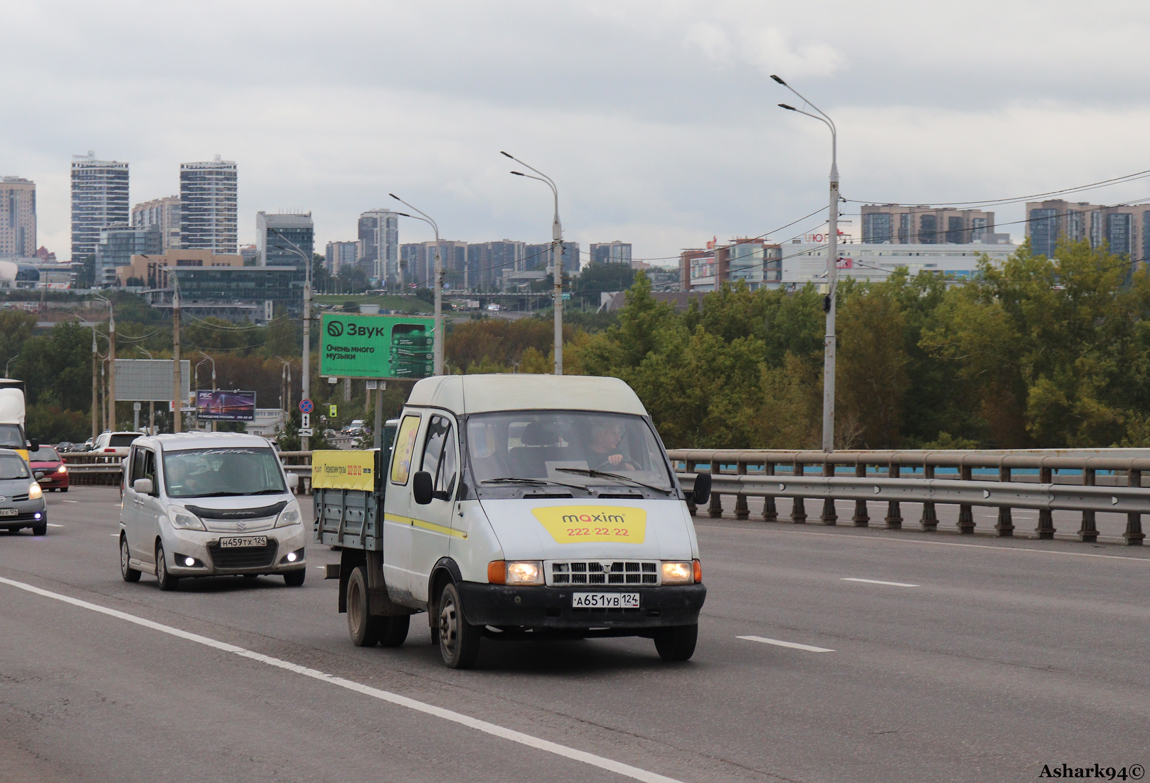 Красноярский край, № А 651 УВ 124 — ГАЗ-33023 ГАЗель '95-03