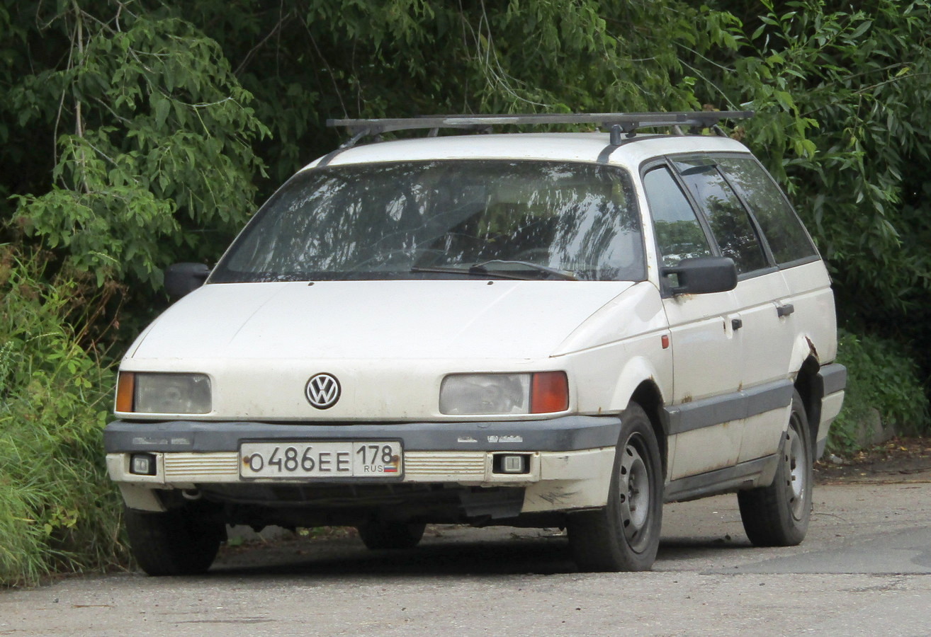 Санкт-Петербург, № О 486 ЕЕ 178 — Volkswagen Passat Variant (B3) '88-93