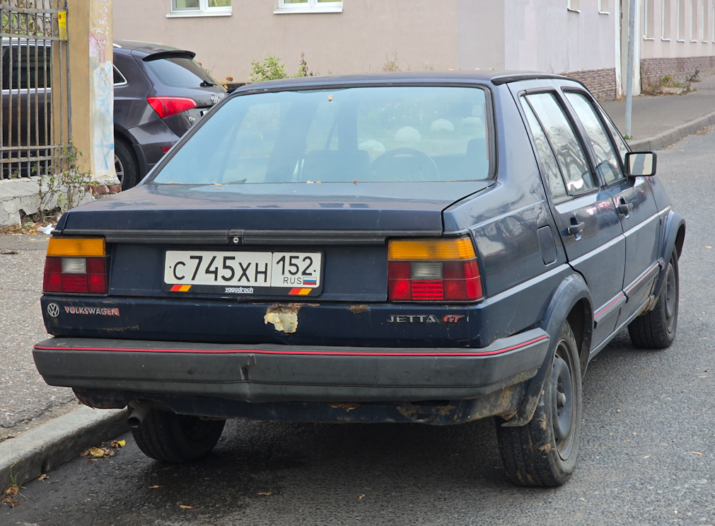 Татарстан, № С 745 ХН 152 — Volkswagen Jetta Mk2 (Typ 16) '84-92