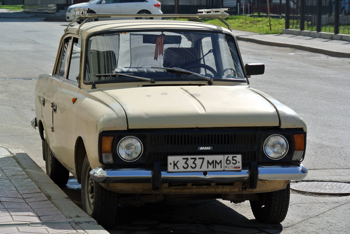 Сахалинская область, № К 337 ММ 65 — Москвич-412ИЭ-028 (Иж) '82-01