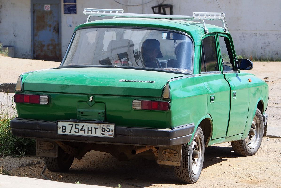 Сахалинская область, № В 754 НТ 65 — Москвич-412ИЭ-028 (Иж) '82-01