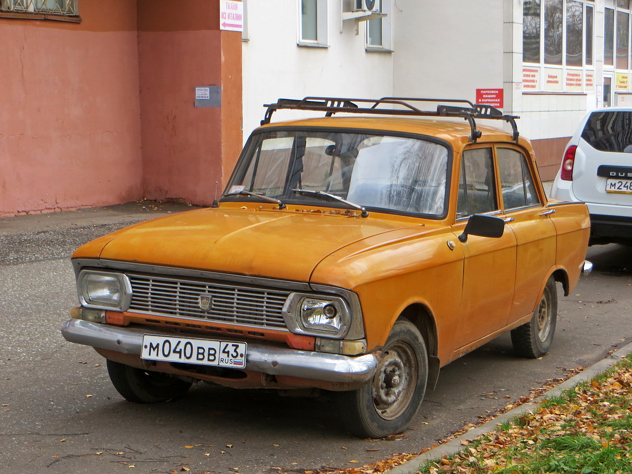 Кировская область, № М 040 ВВ 43 — Москвич-412ИЭ '69-75