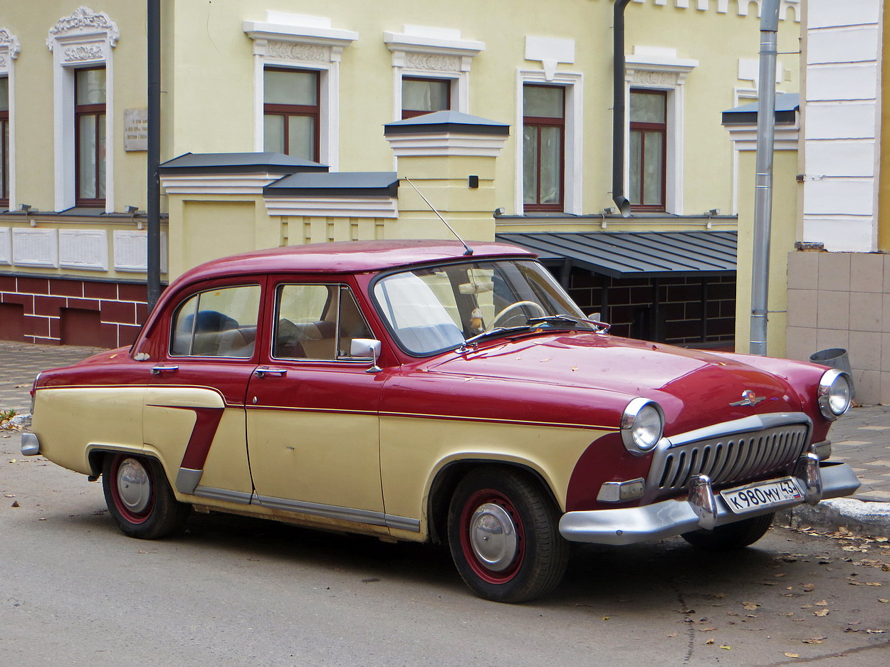 Кировская область, № К 980 МУ 43 — ГАЗ-М-21И Волга '58-62