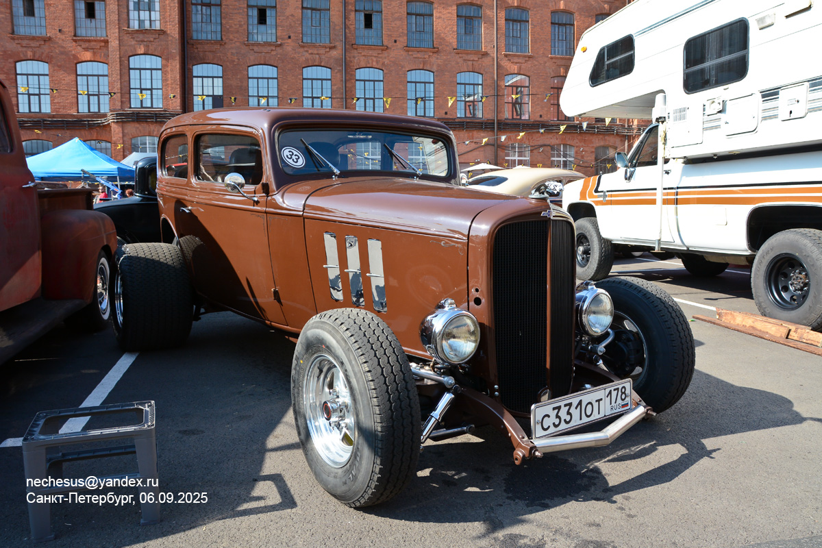 Санкт-Петербург, № С 331 ОТ 178 — Chevrolet Master Eagle (CA) '33; Санкт-Петербург — Ежегодная выставка классических и кастомных автомобилей и мотоциклов "Original Meet"