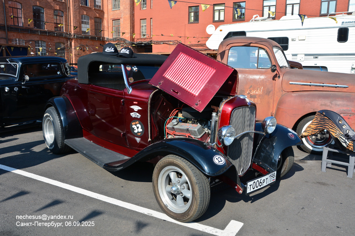 Санкт-Петербург, № Т 006 РТ 198 — Ford B '32-34; Санкт-Петербург — Ежегодная выставка классических и кастомных автомобилей и мотоциклов "Original Meet"
