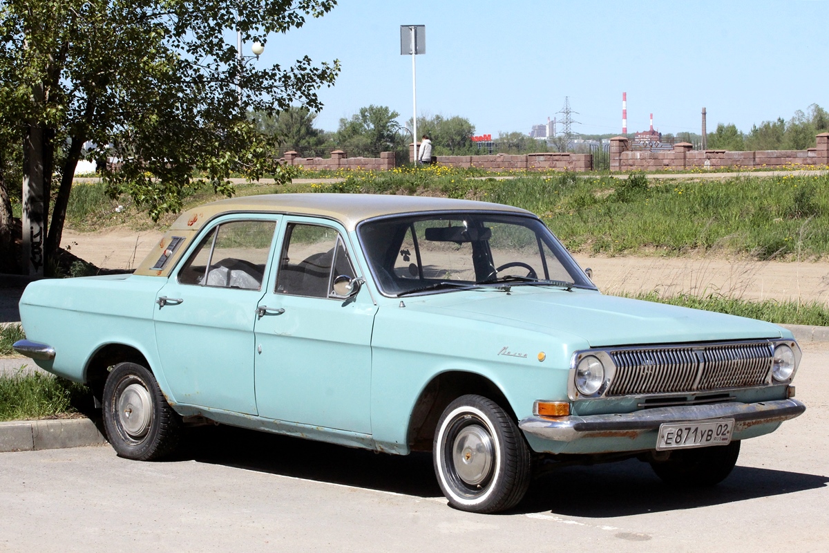 Башкортостан, № Е 871 УВ 02 — ГАЗ-24 Волга '68-86