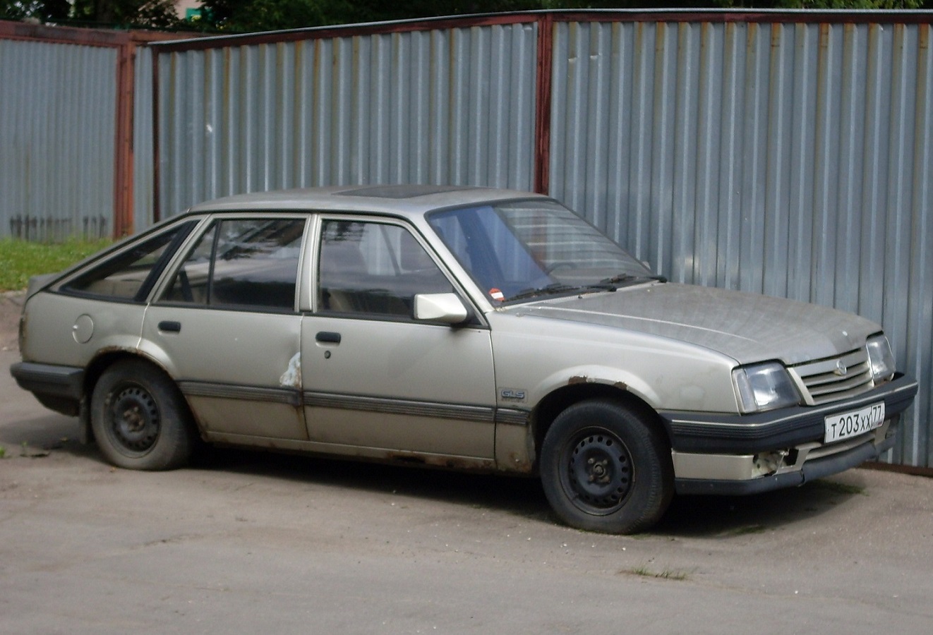 Москва, № Т 203 ХХ 77 — Opel Ascona (C) '81-88