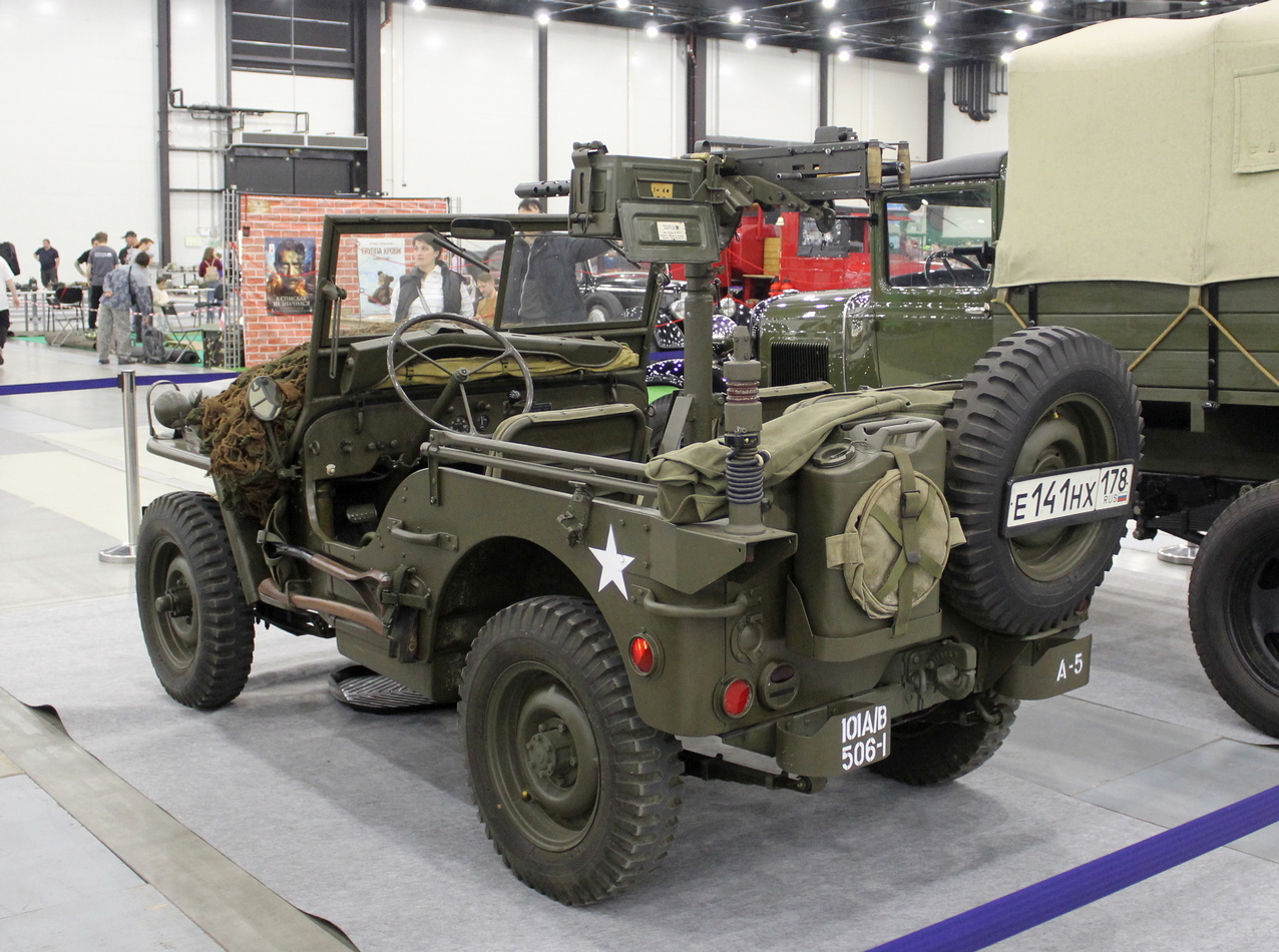 Санкт-Петербург, № Е 141 НХ 178 — Willys MB '41-45; Санкт-Петербург — Олдтаймер-Галерея Ильи Сорокина