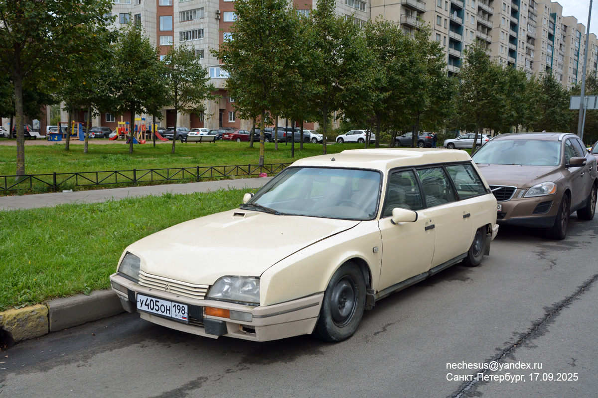 Санкт-Петербург, № У 405 ОН 198 — Citroën CX '74-91