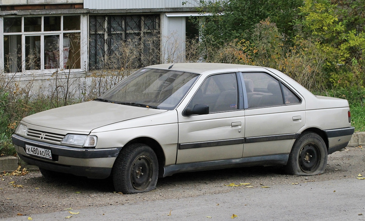 Башкортостан, № К 480 АО 02 — Peugeot 405 '87-93