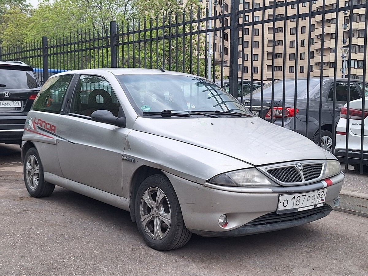 Рязанская область, № О 187 РВ 62 — Lancia Ypsilon '95-00