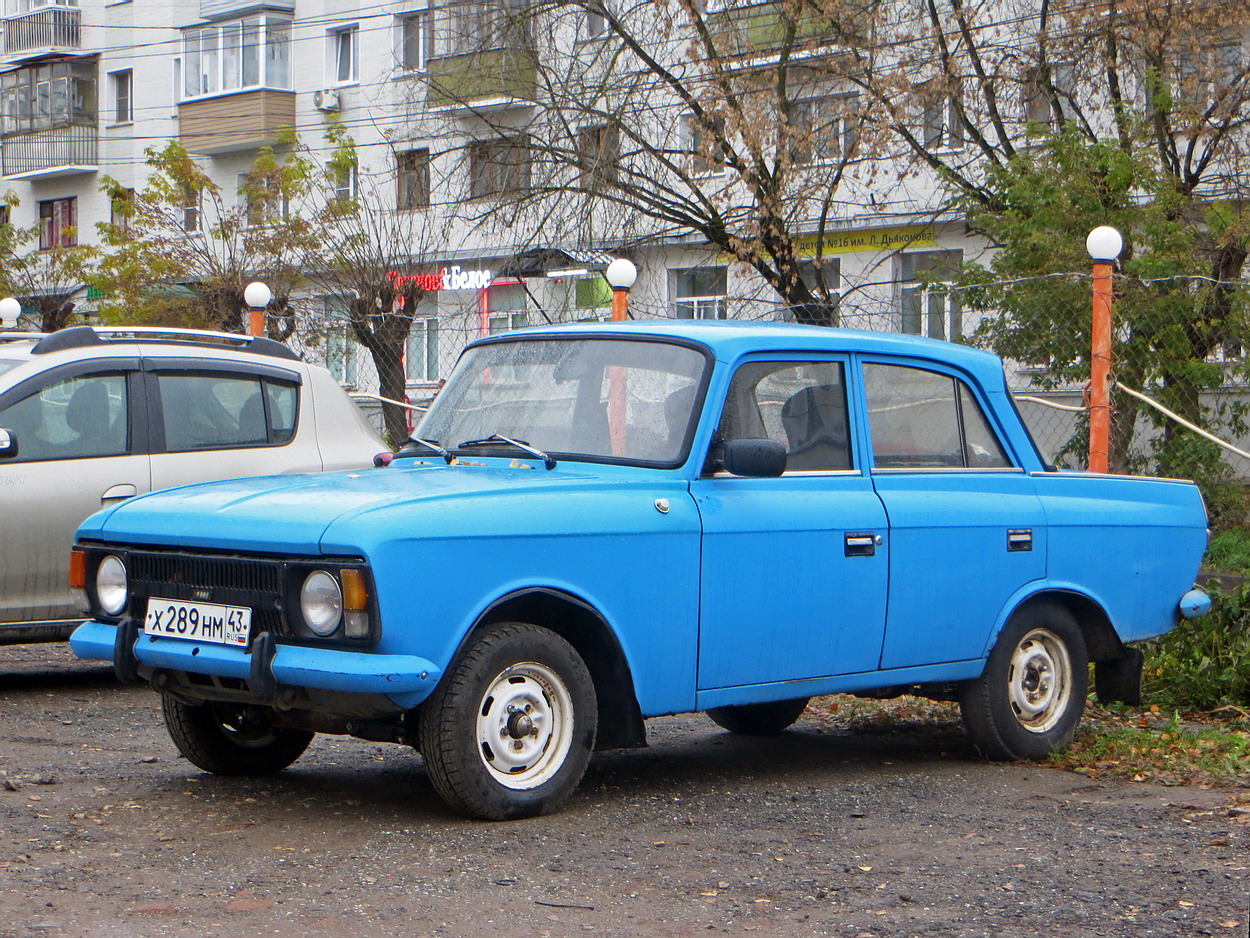 Кировская область, № Х 289 НМ 43 — Москвич-412ИЭ-028 (Иж) '82-01