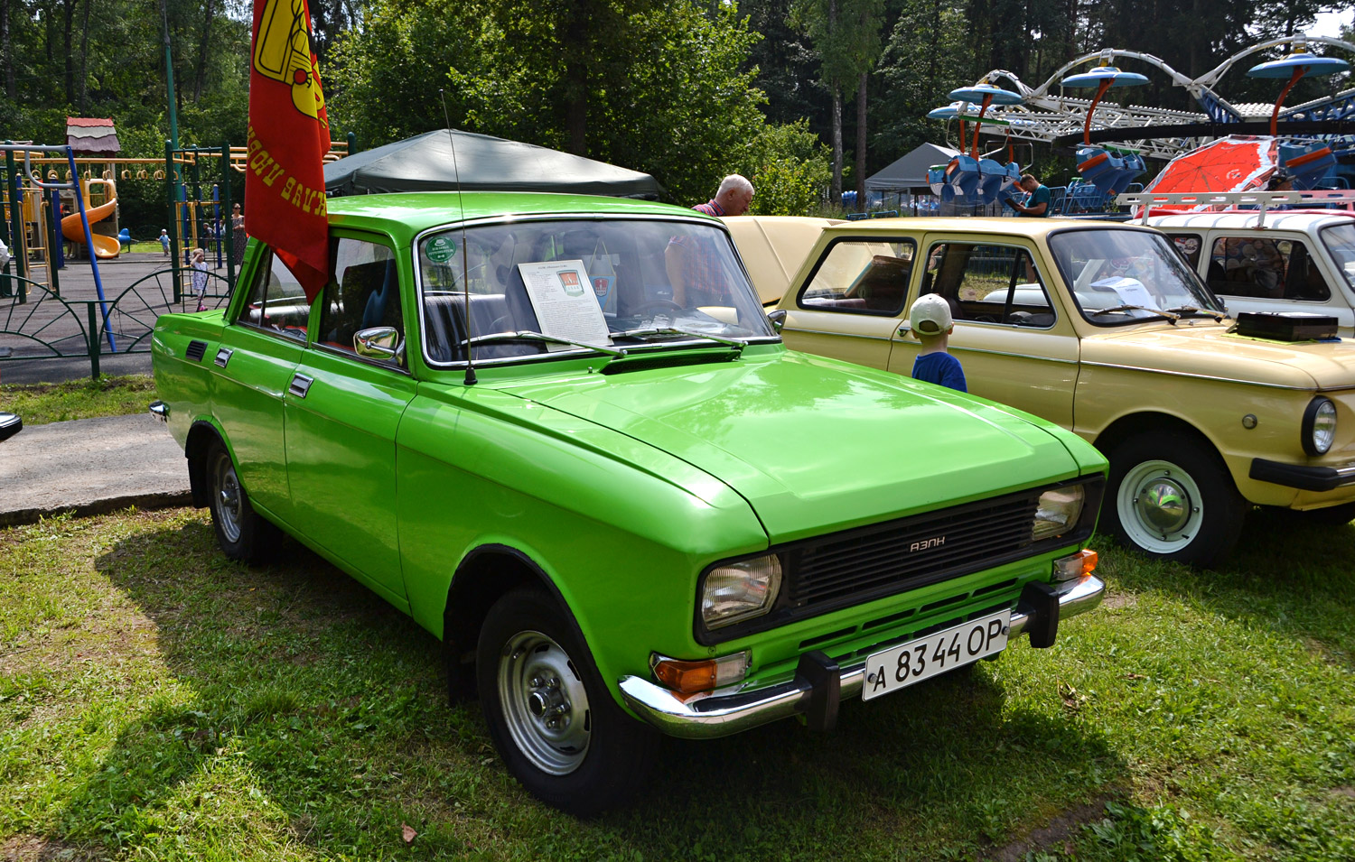 Орловская область, № А 8344 ОР — Москвич-2140 '76-88; Калужская область — Автомобильный фестиваль "Парковый"