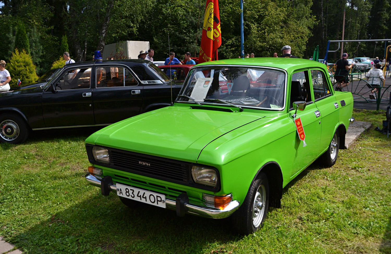 Орловская область, № А 8344 ОР — Москвич-2140 '76-88; Калужская область — Автомобильный фестиваль "Парковый"