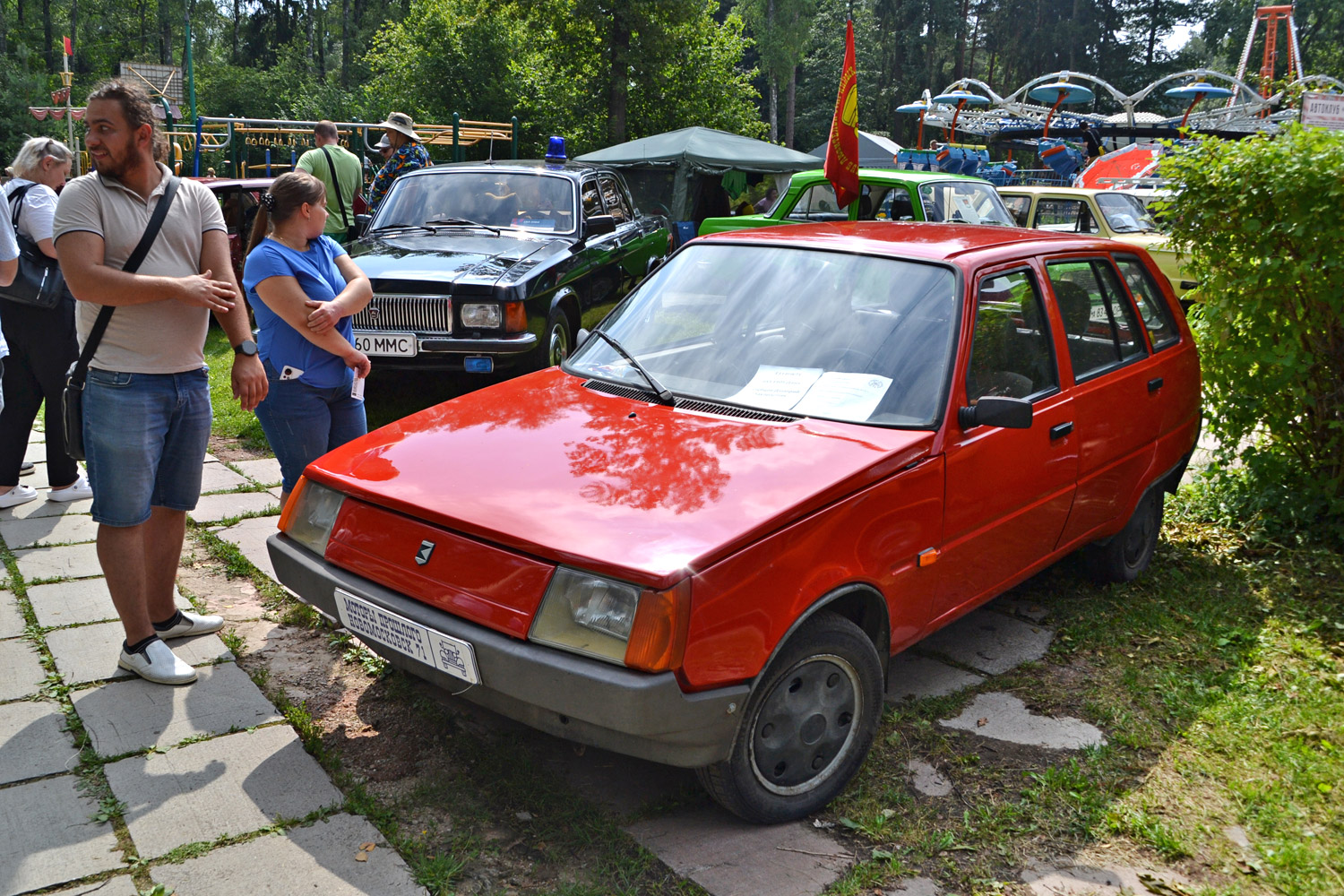Тульская область, № Е 114 НК 71 — ЗАЗ-1105 Дана '94–97; Калужская область — Автомобильный фестиваль "Парковый"