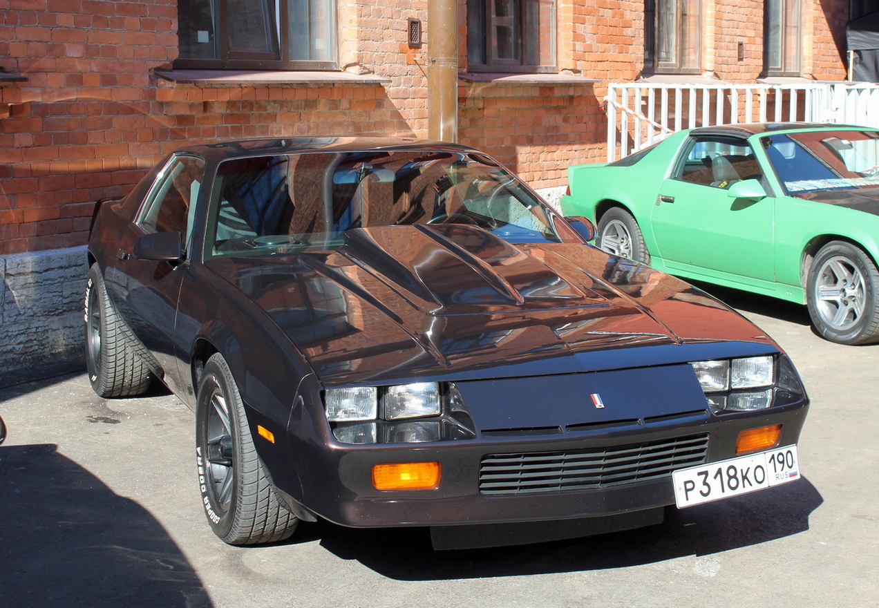 Московская область, № Р 318 КО 190 — Chevrolet Camaro (3G) '82-92; Санкт-Петербург — Ежегодная выставка классических и кастомных автомобилей и мотоциклов "Original Meet"