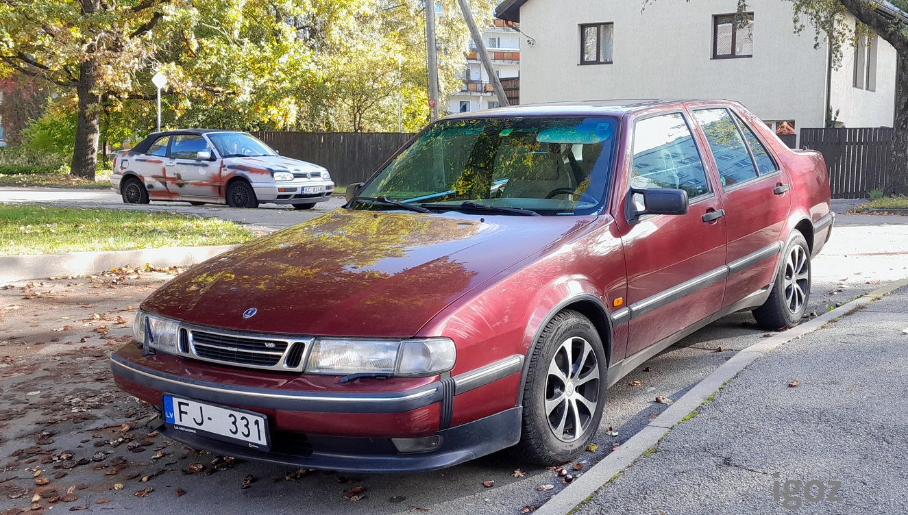 Латвия, № FJ-331 — Saab 9000 '84-98