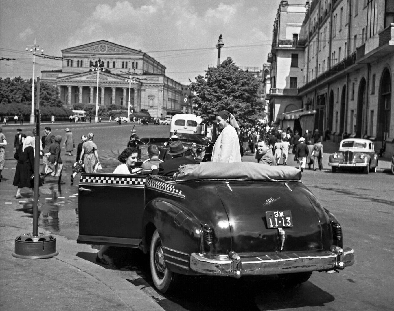 Москва, № ЭЖ 11-13 — ЗИС-110Б '49-57; Исторические фотографии (до 2000 года) (Москва)