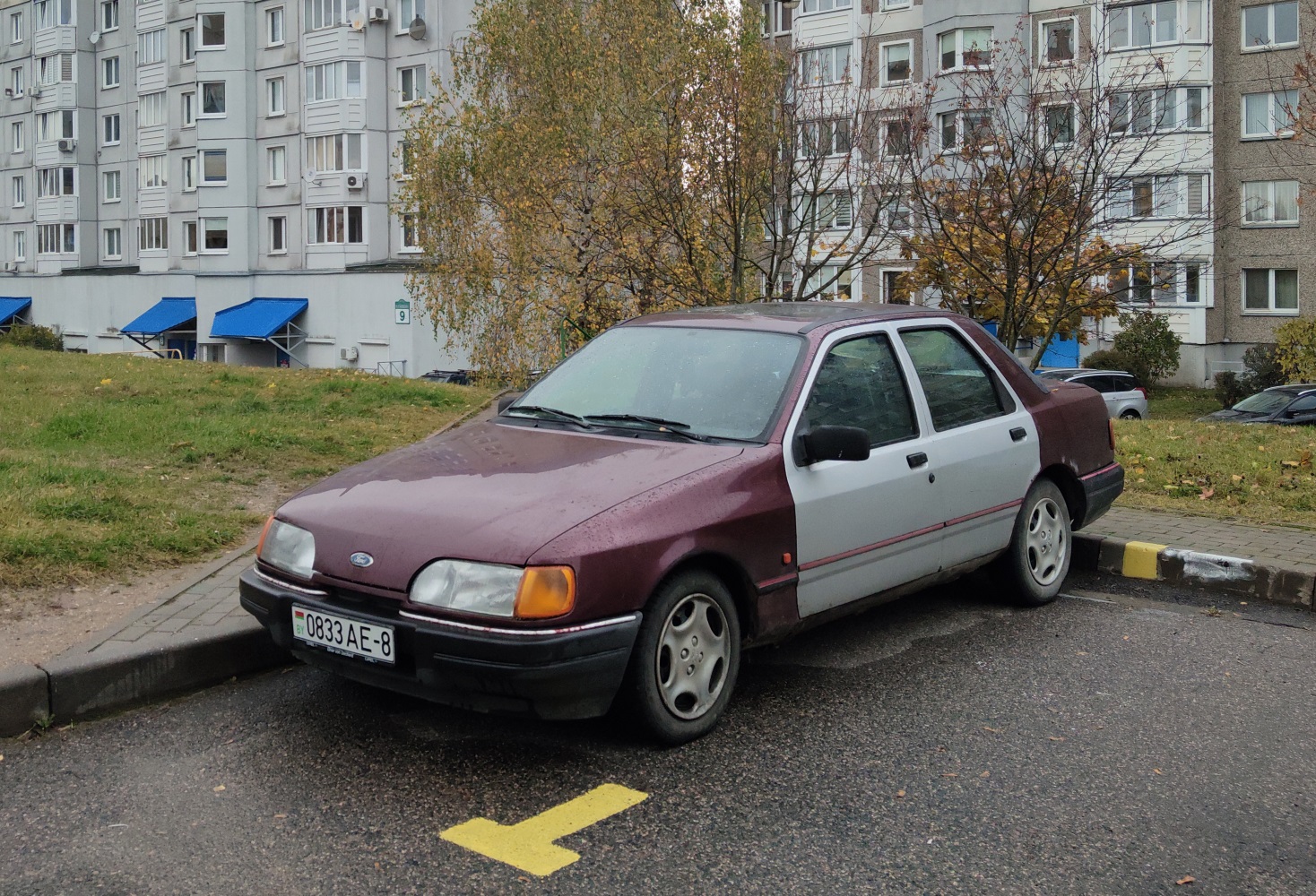 Минск, № 0833 АЕ-8 — Ford Sierra MkII '87-93