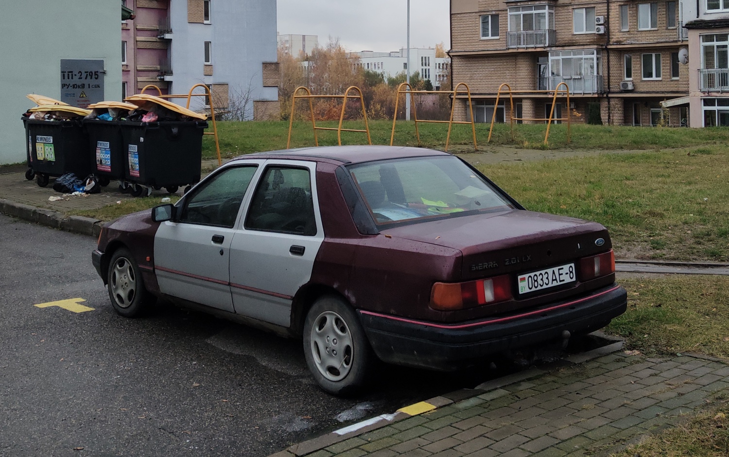 Минск, № 0833 АЕ-8 — Ford Sierra MkII '87-93
