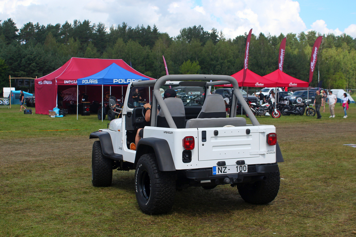 Латвия, № NZ-100 — Jeep Wrangler (YJ) '87-96; Литва — American Spirit 2025