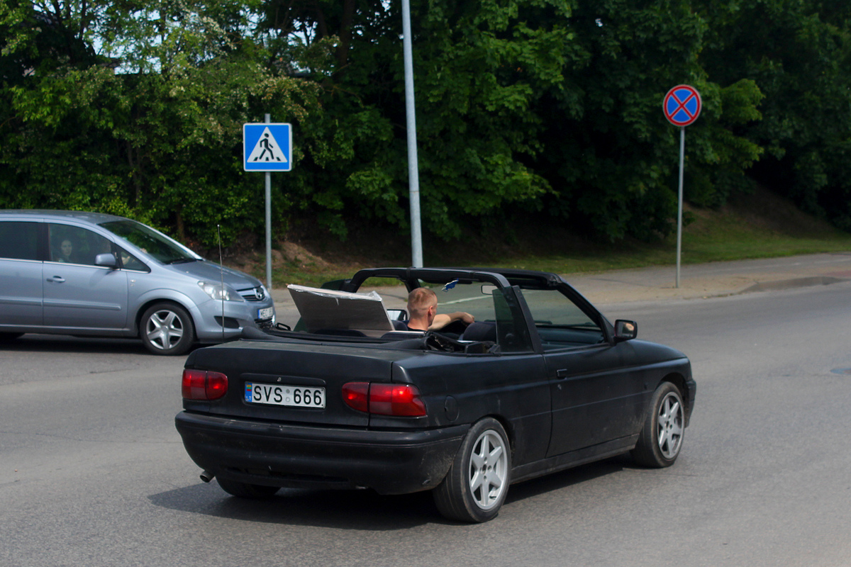 Литва, № SVS 666 — Ford Escort MkV '90-97