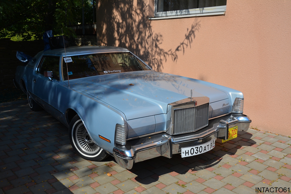 Ростовская область, № Н 030 АТ 61 — Lincoln Continental Mark IV '72-76; Ростовская область — Retro Motor Show_2015