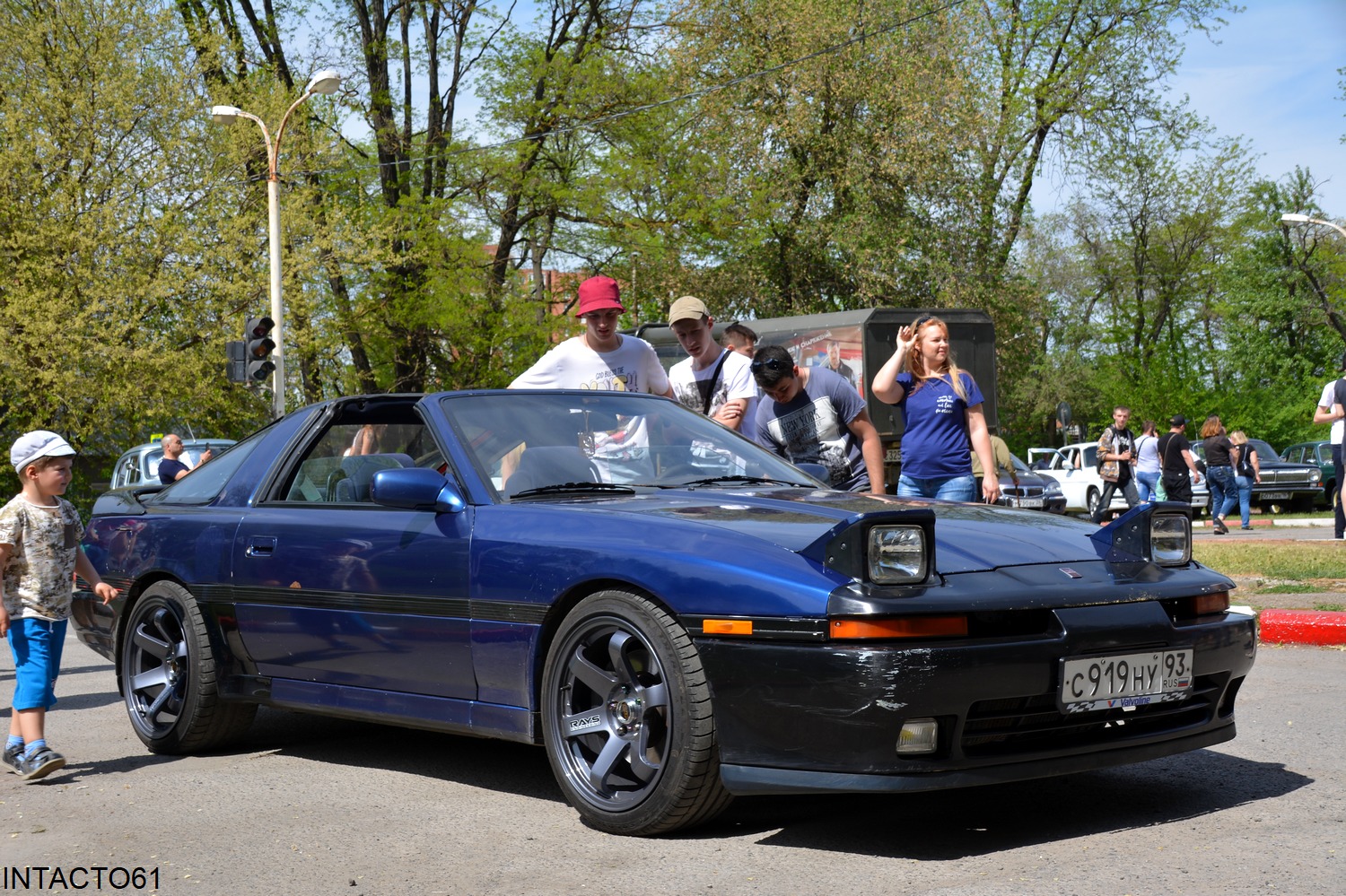 Ростовская область, № С 919 НУ 93 — Toyota Supra (A70) '86-93; Краснодарский край — Вне региона; Ростовская область — Retro Motor Show_2018_Май