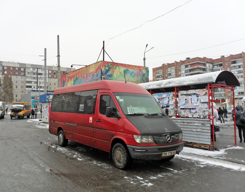 Луганская Народная Республика, № ВВ 1738 АК — Mercedes-Benz Sprinter (1G) '95-00