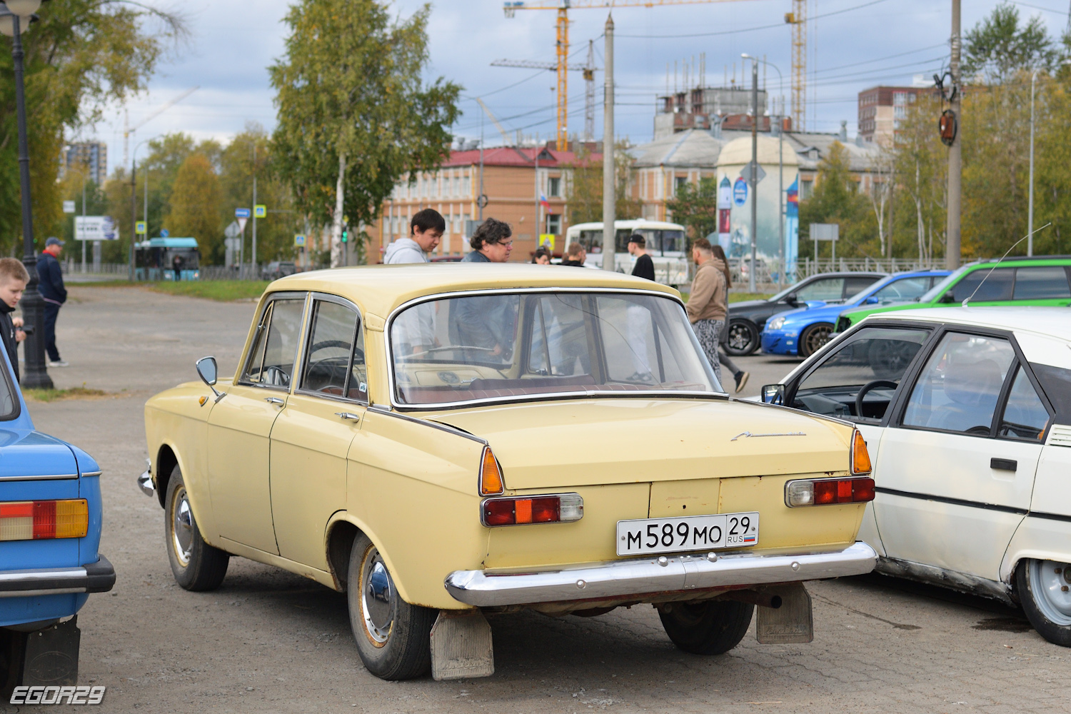 Архангельская область, № М 589 МО 29 — Москвич-412ИЭ (Иж) '70-82; Архангельская область — Закрытие сезона клуба эксклюзивных и ретро-автомобилей Поморья 2025