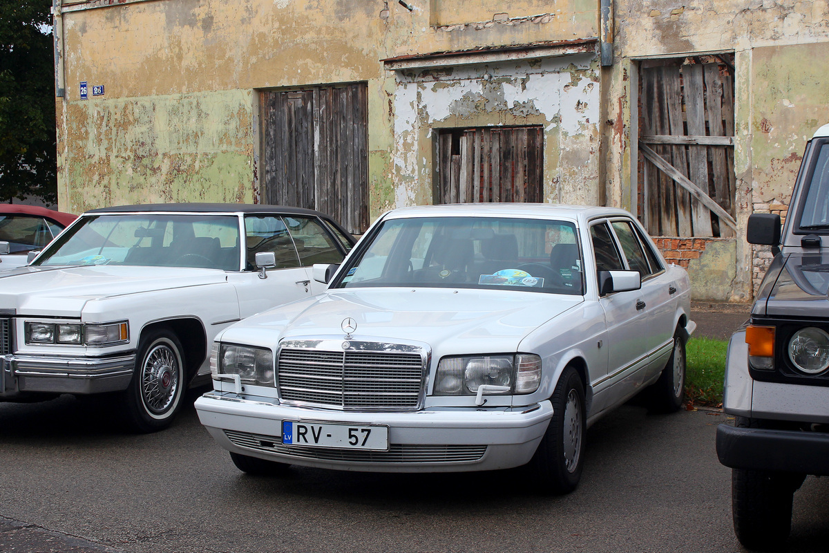 Латвия, № RV-57 — Mercedes-Benz (W126) '79-91; Латвия — Retro Jūrmala 25