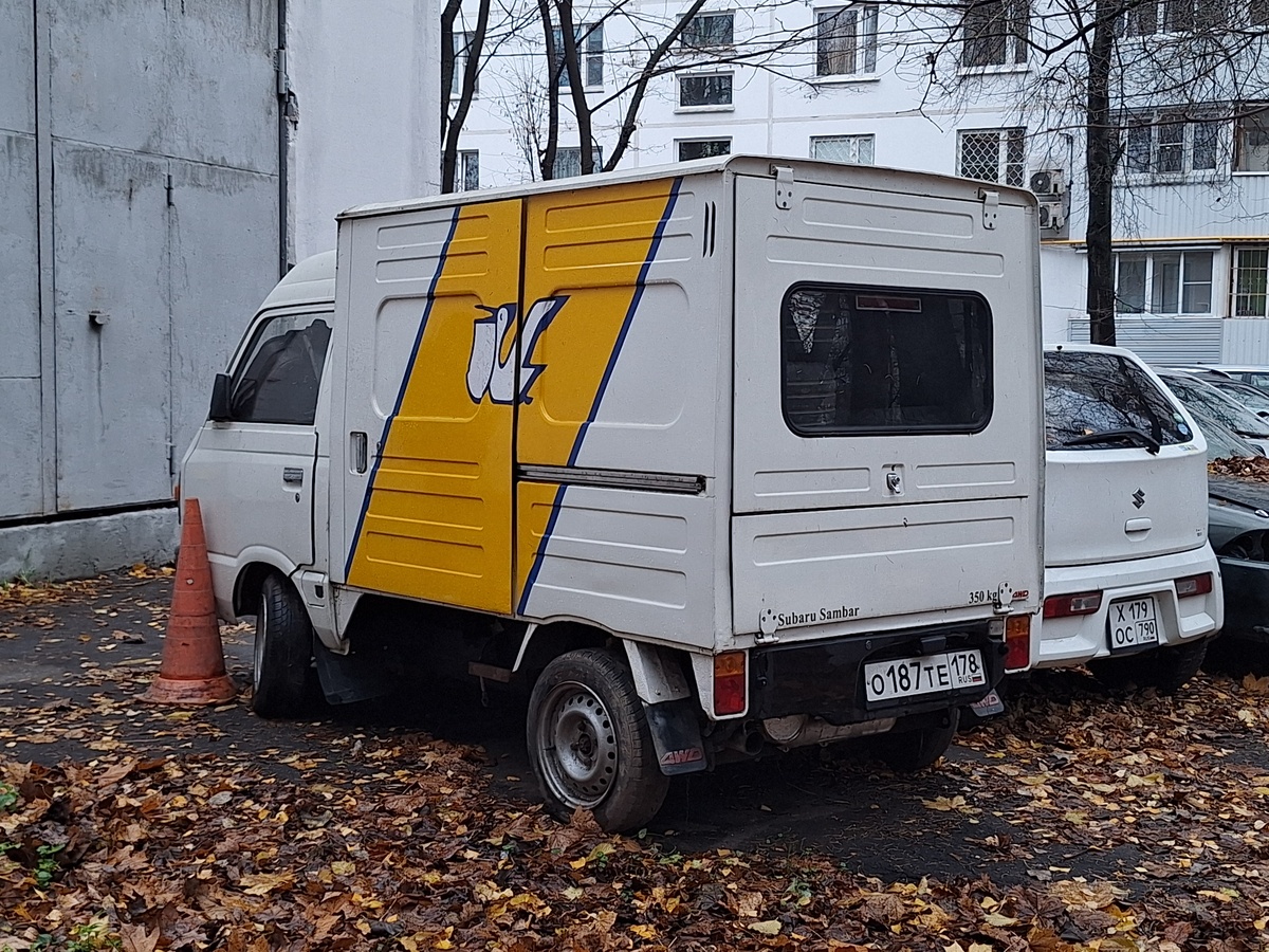 Санкт-Петербург, № О 187 ТЕ 178 — Subaru Sambar (4G) '82-90