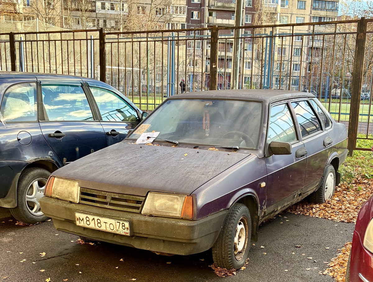 Санкт-Петербург, № М 818 ТО 78 — ВАЗ-21099 '90-04